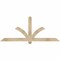 Ekena Millwork Redmond Rough Sawn Timber Gable Bracket, Douglas Fir, 72"W x 30"H x 2"D x 4"F, 10/12 Pitch GBW072X30X0204RED00RDF - alternate 1
